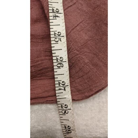 Wrap twist open front blouse by Affection, Large, Boho Peasant Hippie Lagenlook - Picture 6 of 9